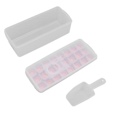 Tray Safe Healthy Easy Release Stackable 24   Multipurpose Ice Maker Mold with Lid for Popsicles Puddings