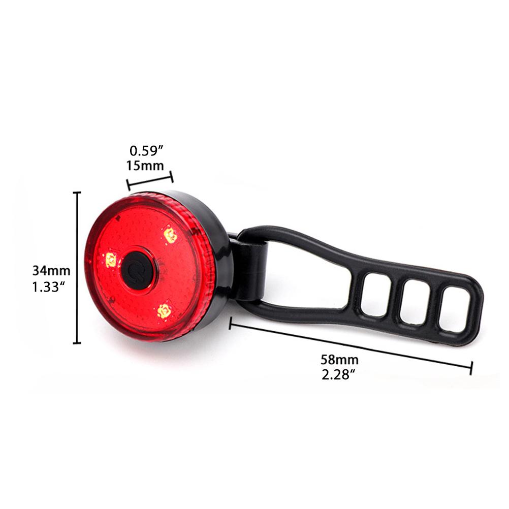 LED Bike Light Set USB Rechargeable Bike Light Front Light and Rear Light Set IPX4 Waterproof Cycling Light for