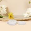 10Pcs Eyelash Storage Box Circle Lash Organizer Compact Plastic Case Eyelash Packing Holder Empty Lash Container Travel