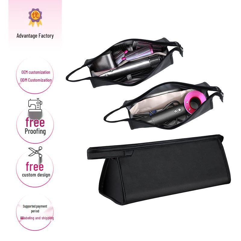 Dyson Hair Dryer & Curling Iron Travel Storage Bag with Dividers, Anti-Scratch Protection for Accessories