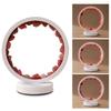 Led Crystal Lamp Room Decoration Natural Gemstone Amethyst Healing Stone Home Decoration Round Lamp