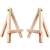Eduway 8 Inch Mini Wooden Easel Tripod Stand for Sketch Accessories/Natural Craft/Art/Painting/Mini Canvas/Business Card
