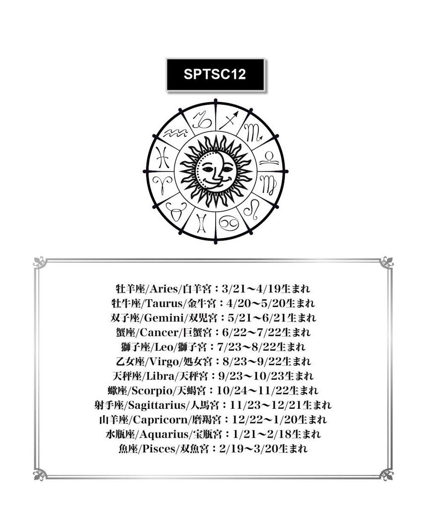 Necklace SPTSC12 Zodiac Tungsten Alloy Mirror Rounded Leather Marking [Spirit316] Men's Pendant, Top, Finish, Corners, (Aquarius)