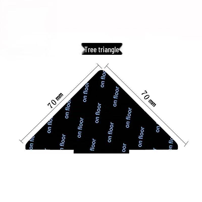 Triangle Anti-slip Carpet Stickers - Washable, No-Trace Floor Mat Fixers