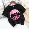 SailorsMoon Anime Girl's T-shirt Cotton Clothes Cute Cartoon Printed Toddler Sweatshirt Casual Short Sleeve Kids Game Trend Tops