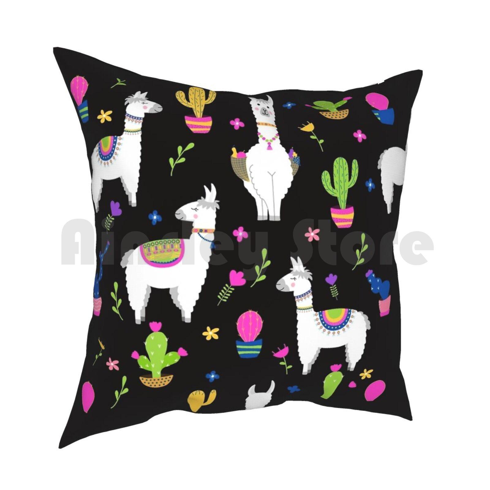 All You Need Is Love And Llamas Pillow Case Printed Home Soft Throw Pillow Llama All You Need Is Love Cute All You Need 30x30cm 12x12in