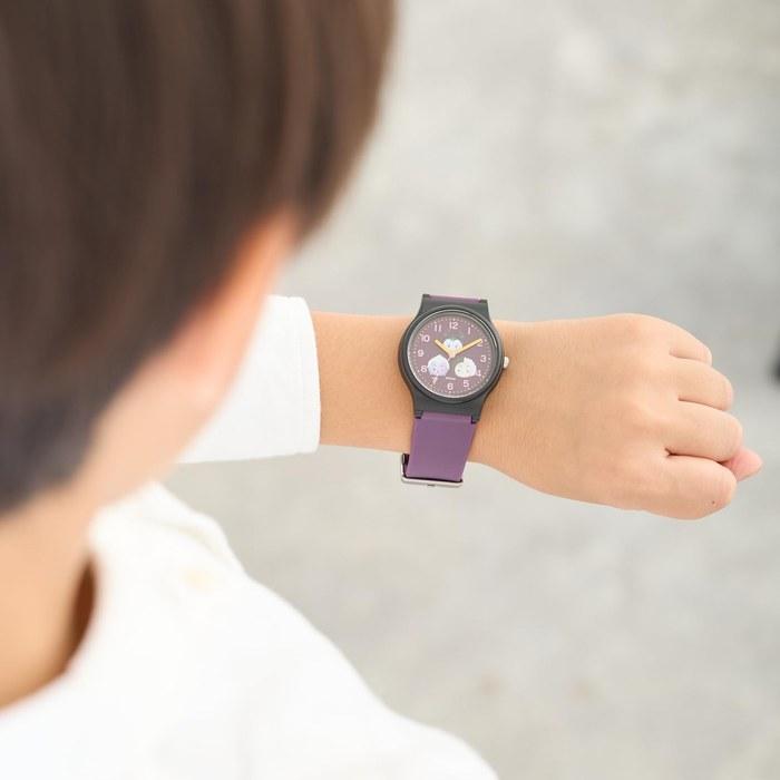 [Citizen Q&Q] Watch Analog Disney TSUMTSUM Villains Waterproof Urethane Band V06A-502VK Purple
