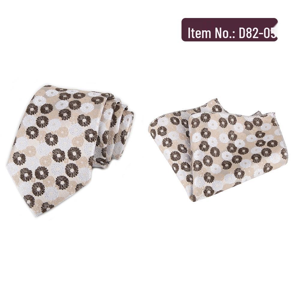 Men s Vintage Tie & Pocket Square Set - Formal Fashion Accessories for Weddings & Business