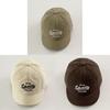 Cotton Embroidered Short Brim Baseball Cap For Casual Streetwear Style