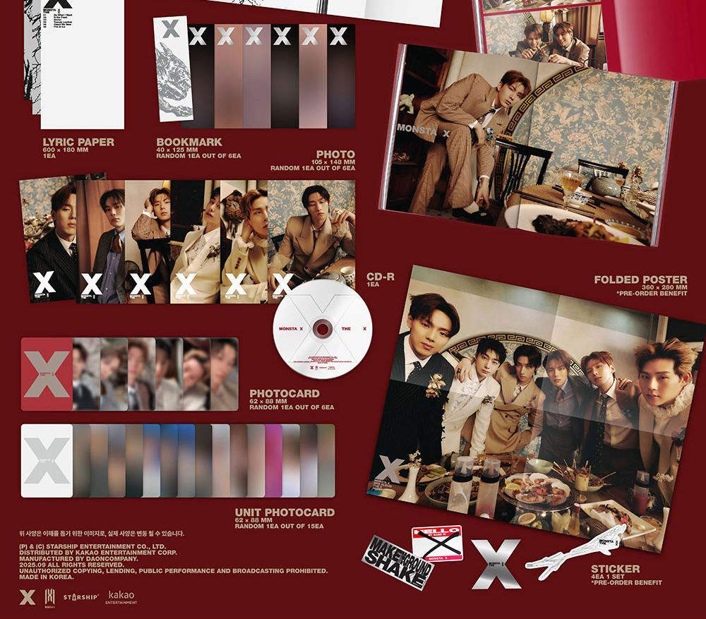 [POB] MONSTA X [THE X] 13. MINI-ALBUM (2. Sep. 2025)