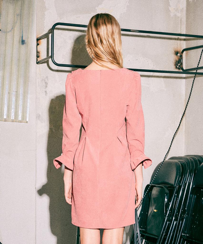 Near And Dear Heart Neck Romantic Dress_Pk