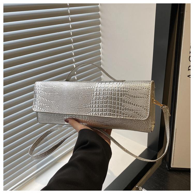 This year's popular underarm bag is fashionable, simple and textured commuter small bag for women's 2025 summer new shoulder small square bag