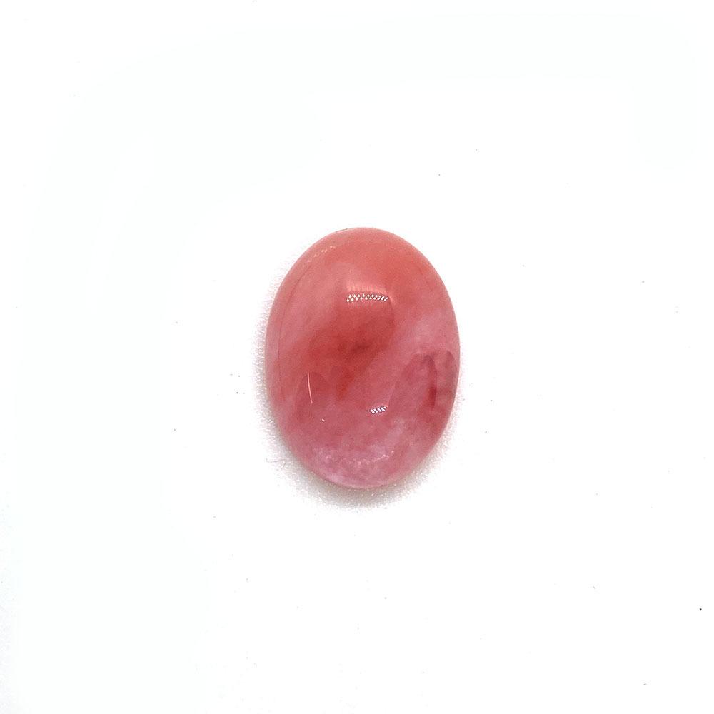 Red Green Ruby Zoisite Opal Cabochon, 18x25mm Flat, Smooth Loose Stone for DIY Jewelry & Accessories