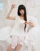 FAZED Button Lace Capri Pants_White