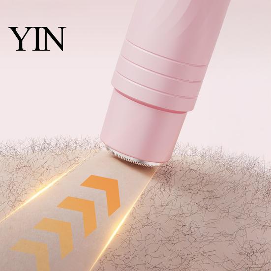 Body Hair Remover 2-In-1 Electric Shaver for Women, IPX7 Waterproof Dual-Head Trimmer, 2 in 1 Removal Tool Face Underarms Legs Bikini Epilator