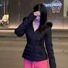 Small Waist Shows Body, Down Cotton-padded Clothes, Big Fur Collar Hooded Cotton-padded Clothes and Jackets.