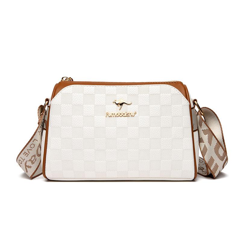 

Women s bag new double-sided pillow bag light luxury shoulder bag fashionable versatile oblique span women s bag белый