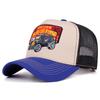 New Hot Sale Unisex Sun Hat Hip Hop Mesh Trucker Hat Classic Pattern Breathable Summer Baseball CapStreetwear Cap for Men Women