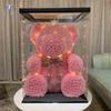 70cm Eternal Rose Flower Bear - Perfect Gift for Girlfriend, Best Friend, Valentine's, Qixi, and Birthday Celebrations