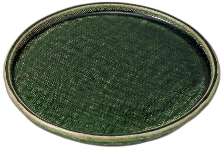 

Oribe Footed Japanese Plate with Cloth Pattern x 20 x Appetizer Setomonohonpo [20 2cm] Plate, Ceramic,