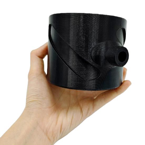 Duschhuvud Kraftfull Superladdning Hydromassage 360-graders Ring Vattenstråle Spiralmunstycke Standardgänga Allroundrengöring Duschhuvud