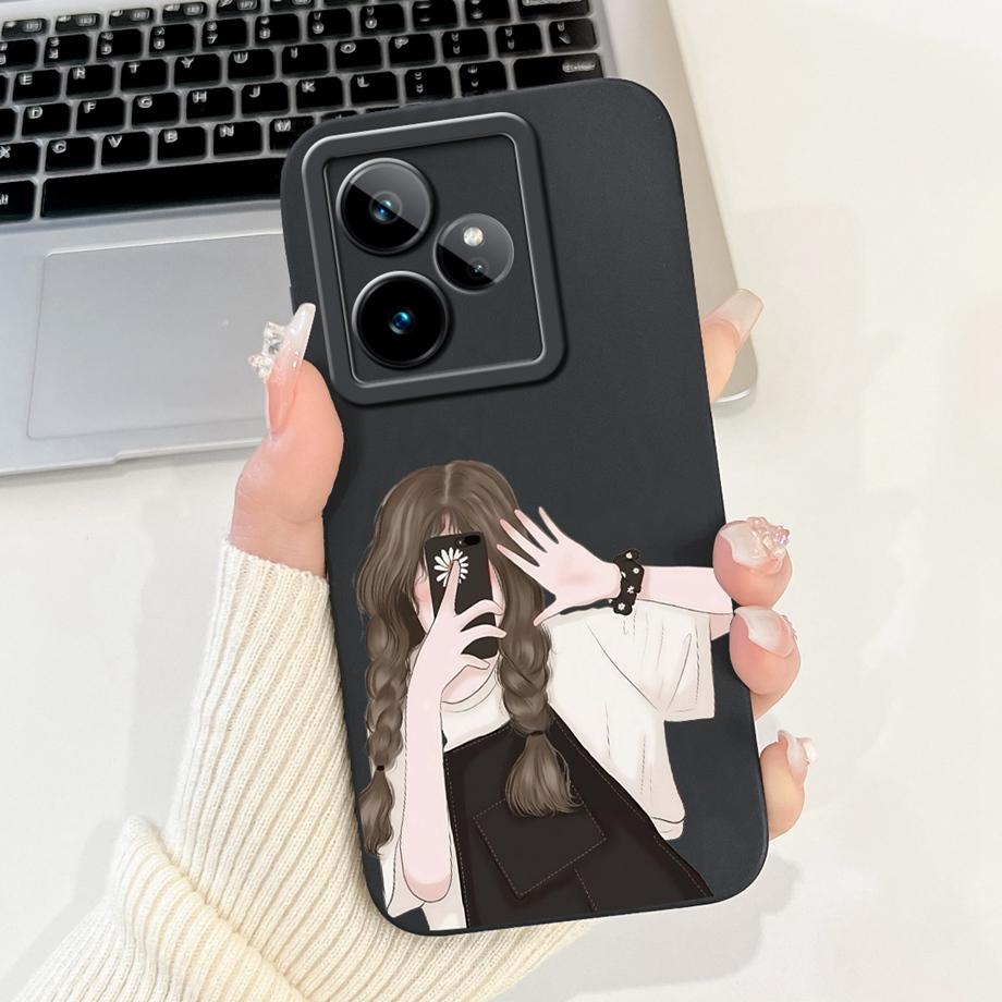 For Realme GT7 Case RealmeGT 7T New Candy Painted Back Cover Shockproof Soft TPU Phone Case For Realme GT 7 Pro GT7 T GT7T Shell