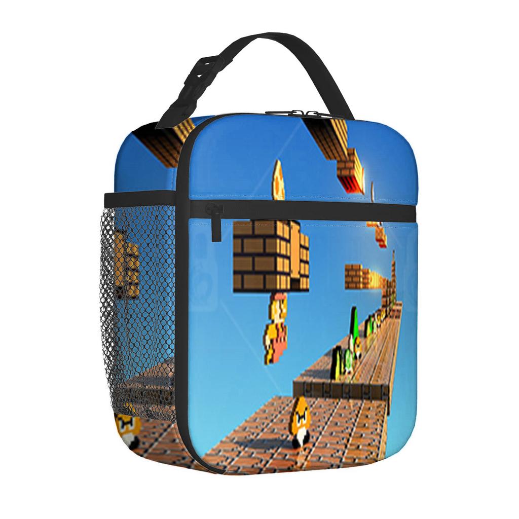 Cartoon Lunch Bag Bento Bag Fully Printed 3D Digital Thermal Insulation Bag Portable Outdoor Children'S Picnic Bag