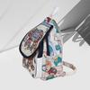 Backpack Embroidered Canvas Backpack for Women Cute Animal Floral Pattern Lightweight Travel Casual Backpack Small Daypack