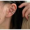 3pcs Set EAR CUFF Earrings Crystal Cartilage Ear Ring Fake Clip On Cuff Zirconi+