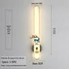 Chinese Cloisonné Enamel Brass Wall Lamp - Minimalist Bedside, Stair, Corridor & Living Room Light