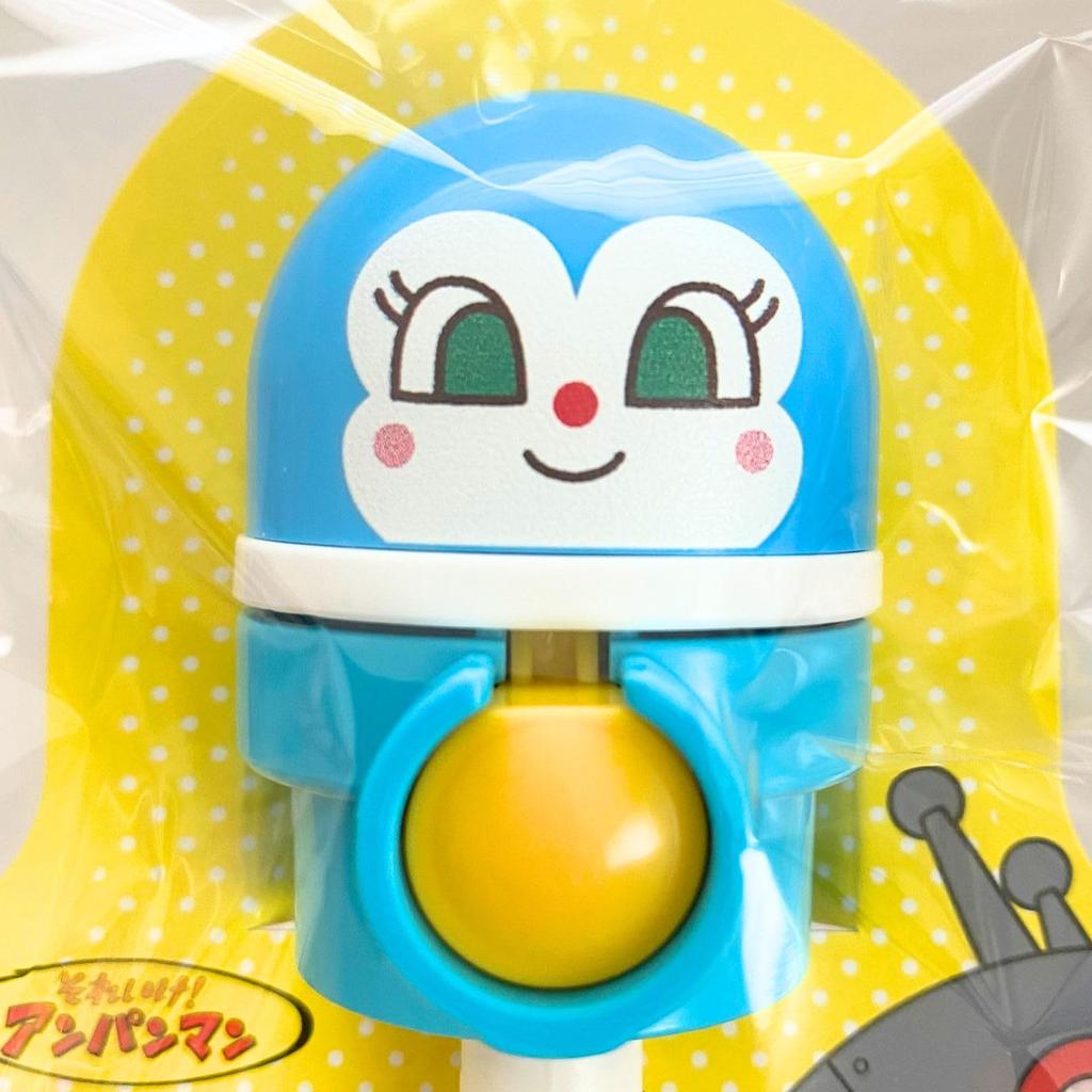 [Set of 5] Anpanman Museum Exclusive Plastic Bottle Caps (5 Straw Caps) - Anpan, Baikinman, Dokin-chan, Kokin-chan, Dadandan