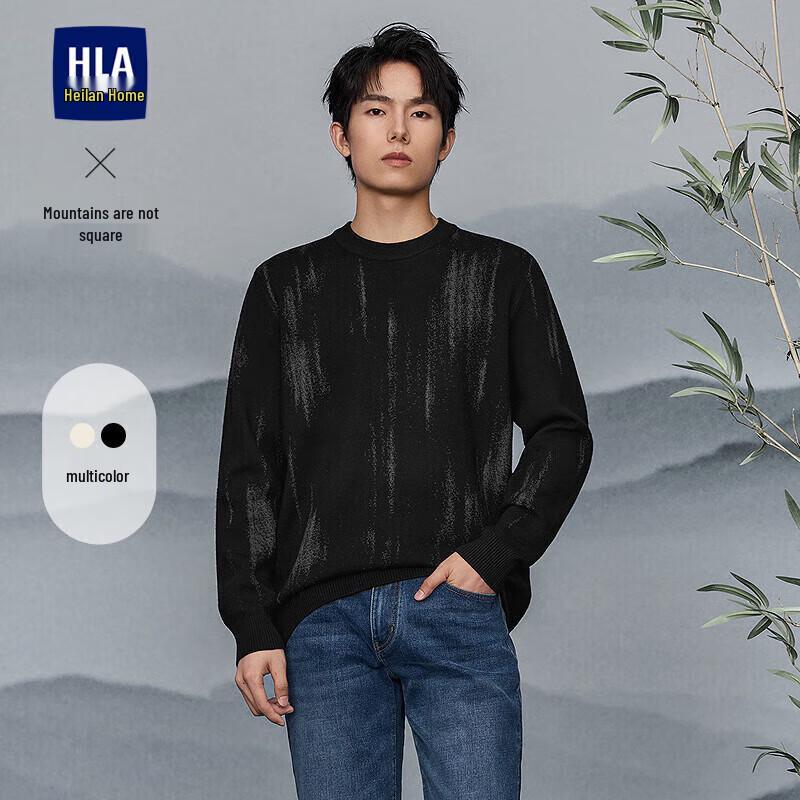 

HLA Men s Mountain Not High Series Round Neck Knit Pullover L