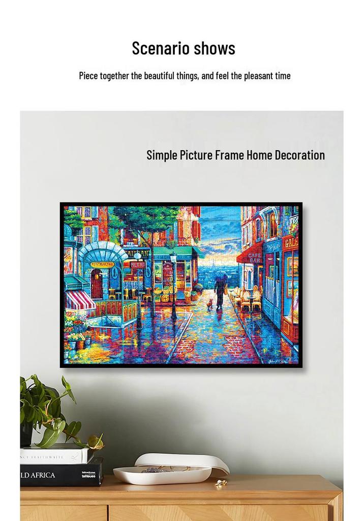 Challenging 1000-Piece Anime Landscape Puzzle: Adult Stress Relief Commemorative Edition