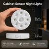 USB Rechargeable Magnetic RGB Night Lamp RGB White Led Night Light with Remote Control Dimmable Lamp Spotlight Fr Display Closet
