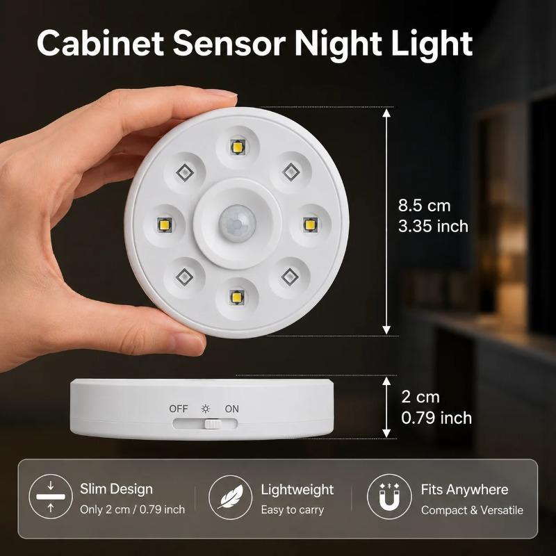 USB Rechargeable Magnetic RGB Night Lamp RGB White Led Night Light with Remote Control Dimmable Lamp Spotlight Fr Display Closet