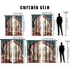 2PCS Eid Al Fitr Themed Decorative Curtains, Light Luxury Islamic Style, Living Room and Bedroom, Drawbar Pocket Decoration