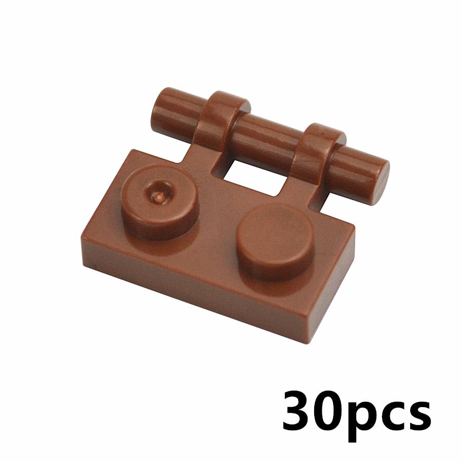 Bricks Assembles Particles Works With DIY Components 2540 Modified 1 x 2 Plate Handle Constructing Blocks 30Pcs Kid High-Tech Playthings