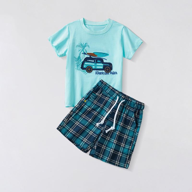 

Children s Summer Short Sleeve T-Shirt and Shorts Set 110cm (5Y)