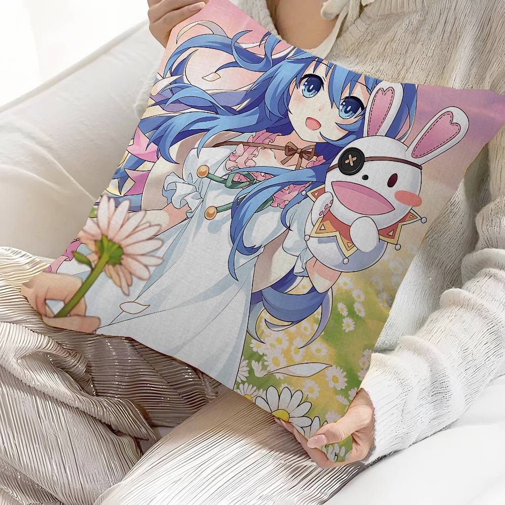 Date A Live Anime Pillow Gift Home Office Decoration Pillow Bedroom Sofa Car Cushion Coverpillow Case