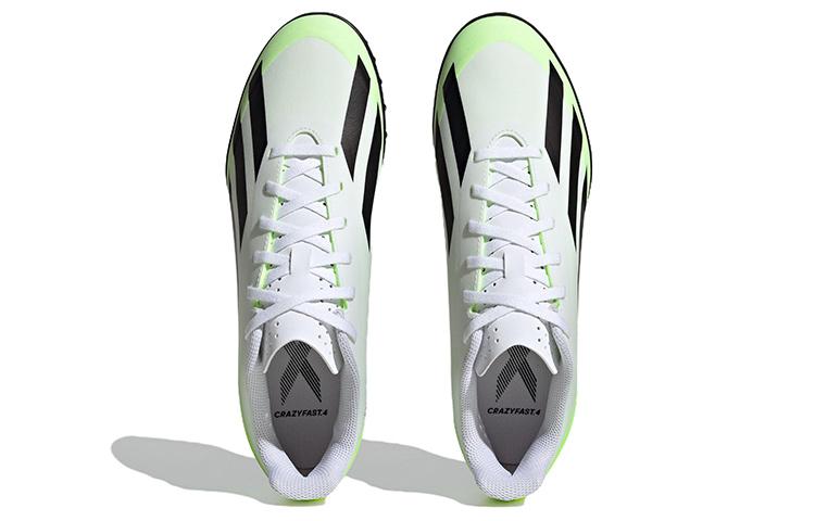 Adidas X Crazyfast.4 Turf Cloud White Core Black Lucid Lemon IE1583