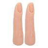 Nail Training Finger Bendable Flexible Silicone Practice Finger Model for Tattoo Acupuncture Practice 2pcs