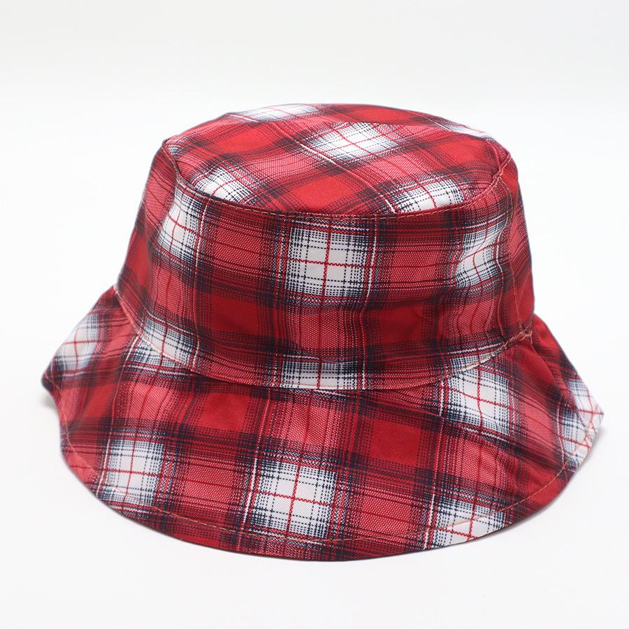 

Женская двухсторонняя шляпа рыбака, защита от солнца для весенних и летних прогулок, уличная шляпа от солнца, повседневная универсальная шляпа One size красный