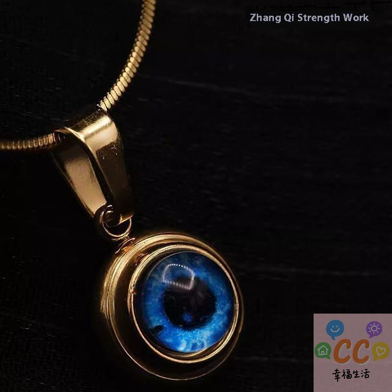 HUA HUA Fashion Necklace For Women Minimalist Classic Turkish Blue Eyes Pendant Choker Clavicle Chain Lucky Jewelry Gift