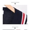 2025 Autumn Men's Korean Striped Wool Cardigan Sweater