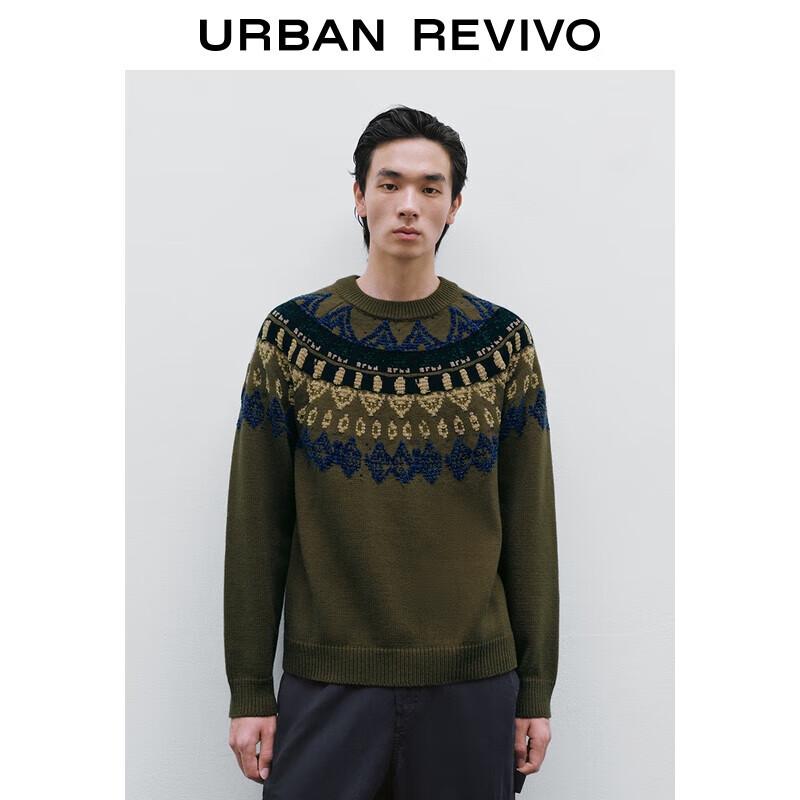 UR Men s Retro Fair Isle Knit Sweater S