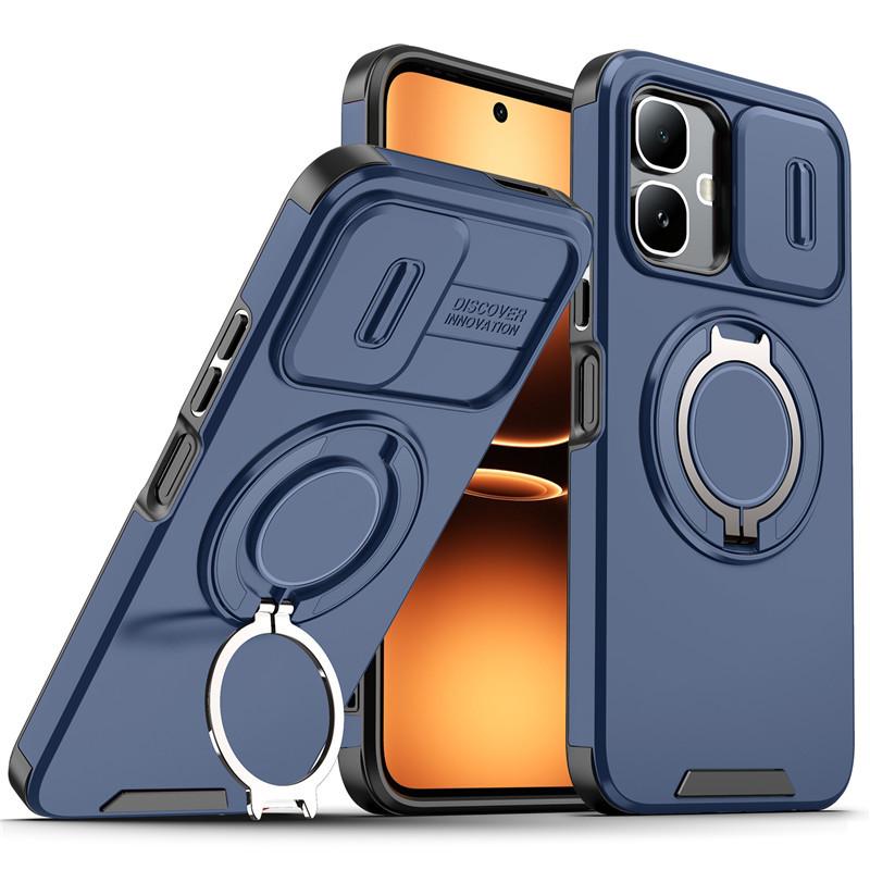 Suitable for Infinix Note11 Pro Link Phone Case Hot11i Rotary Ring Window Slide Cover