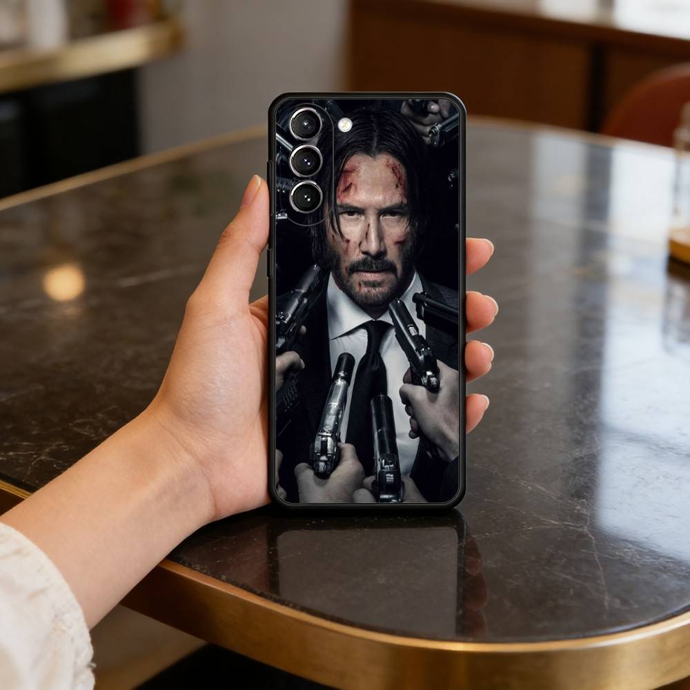 Film J-John W-Wick B-Bab Case for Samsung Galaxy S21 S25 FE S24 S23 Ultra S20 S9 S22 Plus S10 TPU Cover