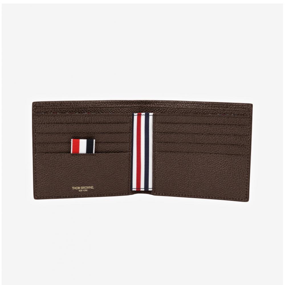Thom Browne Pebble Grain Three Stripe Wallet Maw023a 00198 205