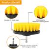 Electric Scrubber Grill Brush Kit 2/3.5/4'' Power Cleaning Brush For Car Bathroom Floor, Tub Shower Grout Nylon Attachments