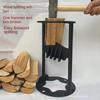 1Set Portable Firewood Splitter Iron Splitting Wedge Wood Cutter Labor Saving Log Splitting Tool for Home Use